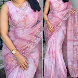 Gorgeous Shaded Organza Silk Saree