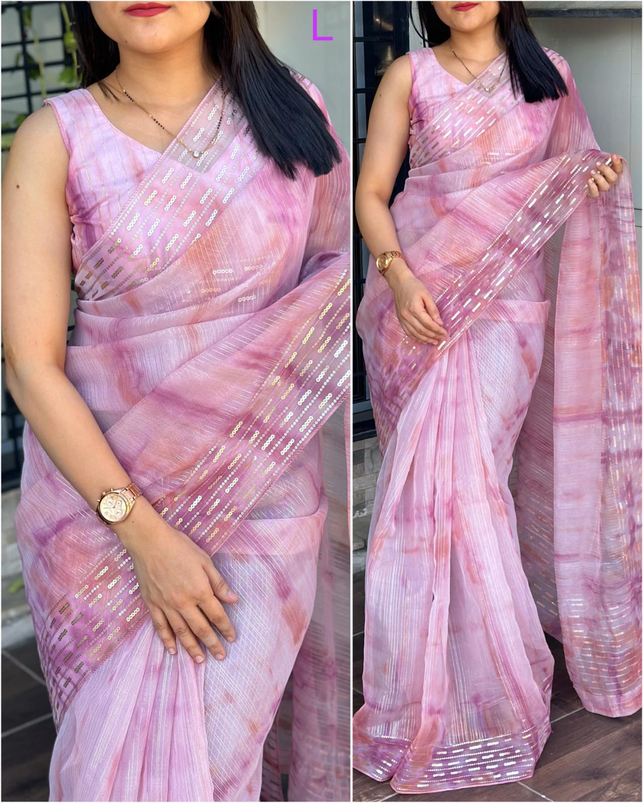 Gorgeous Shaded Organza Silk Saree