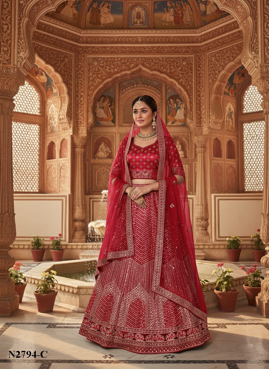 Mahotsav Elegance Premium Velvet Lehenga