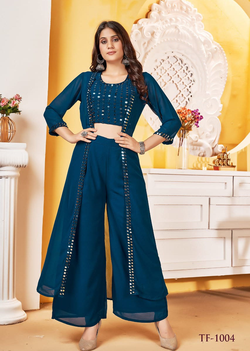 Festive Blooming Georgette Fancy Suit