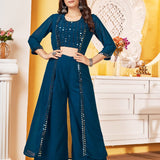 Festive Blooming Georgette Fancy Suit