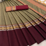 Beautiful  Tone  colour saree