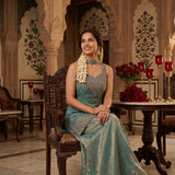 Roohaa Silk Handwork Top Plazzo
