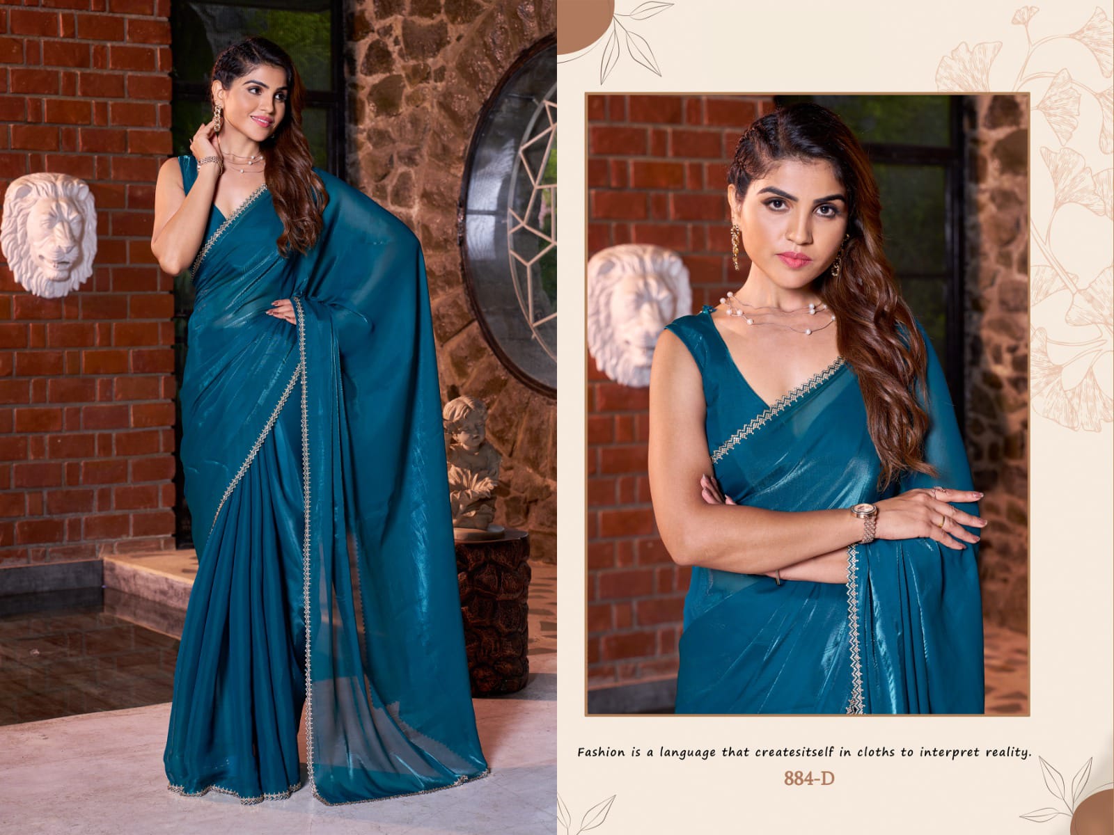 Designer Partylook Jimmy Silk Saree