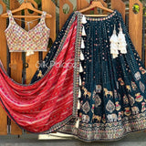 Treditional Grorgette Lehenga Choli