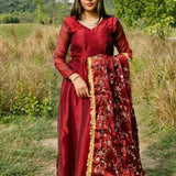 Bandhej Faux Georgette Suit