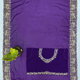 Beautyfull Purple Saree Collection