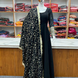 PRESENTING NEW RANI AND BLUE GEORGETTE GOWN