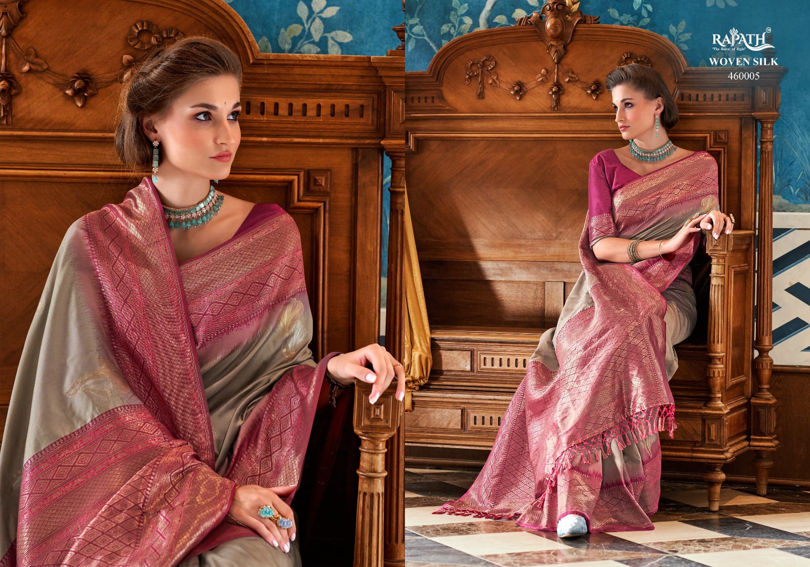 Treditional Zari Woven Silk Saree