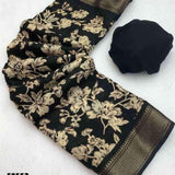 Launching Chiffon Floral Printed Saree