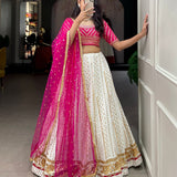 premium sequins work lehenga