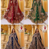 Premium Bridal Velvet Lehenga Choli