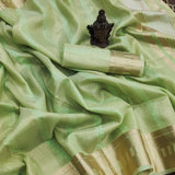 Beautifull Soft Cotton Silk   Saree