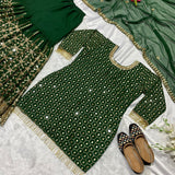 Green Salwar Plazzo Collection