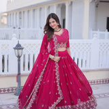 Blooming Ethnic Georgette Lehenga Choli