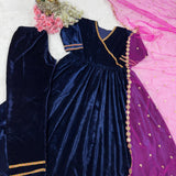 Introducing New Velvet Top Pent Dupatta Set