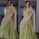 Faux Georgette  Lehenga Choli