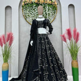 Beautifull Black Lahenga Choli