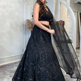 Black Beauty Sequeance Lehenga