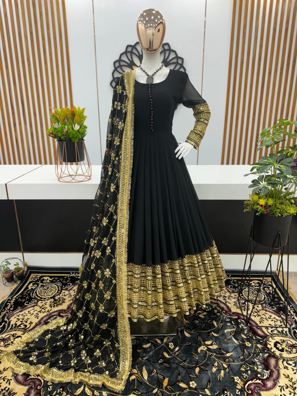 Occasionally Georgette Anarkali Gown