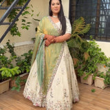 Festive Embroidered Thread Lehenga