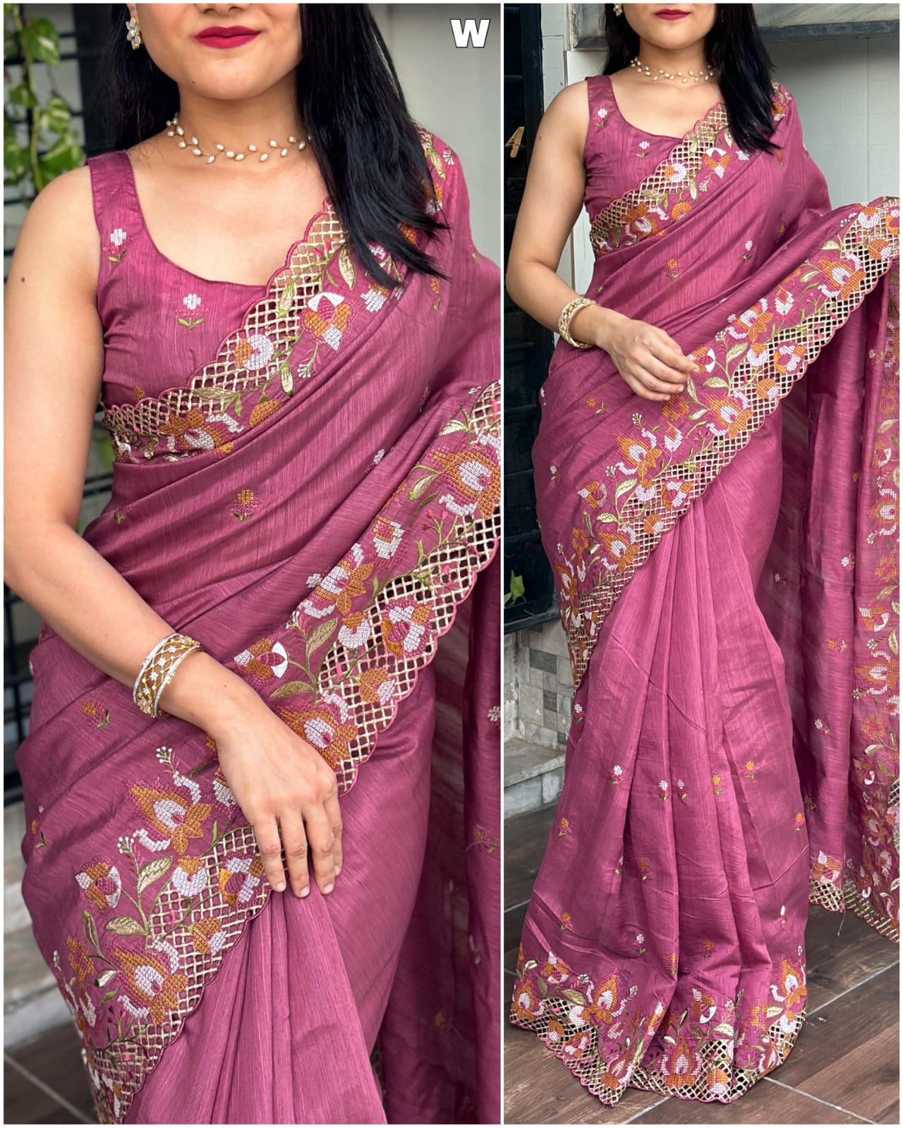 Stunning Vijayalaxmi Slub Silk Saree