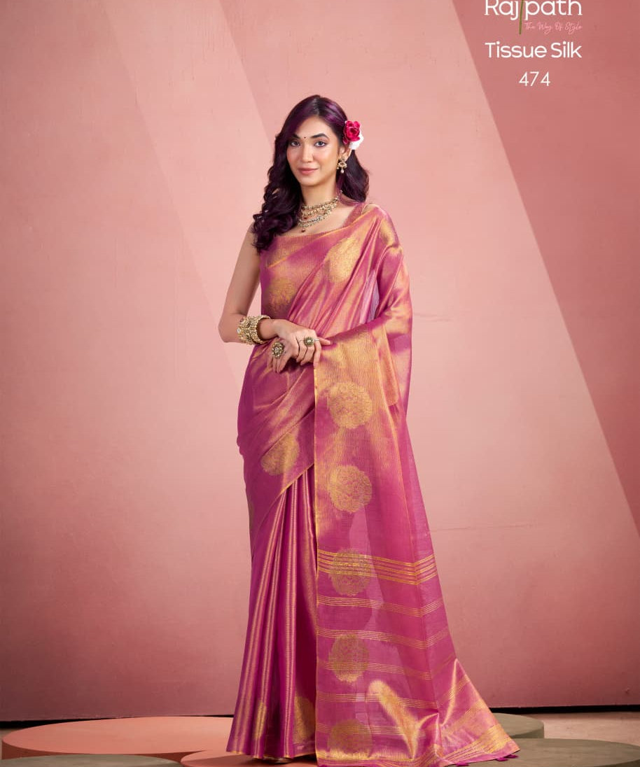 Wonderful Tissue Silk Saree Collection