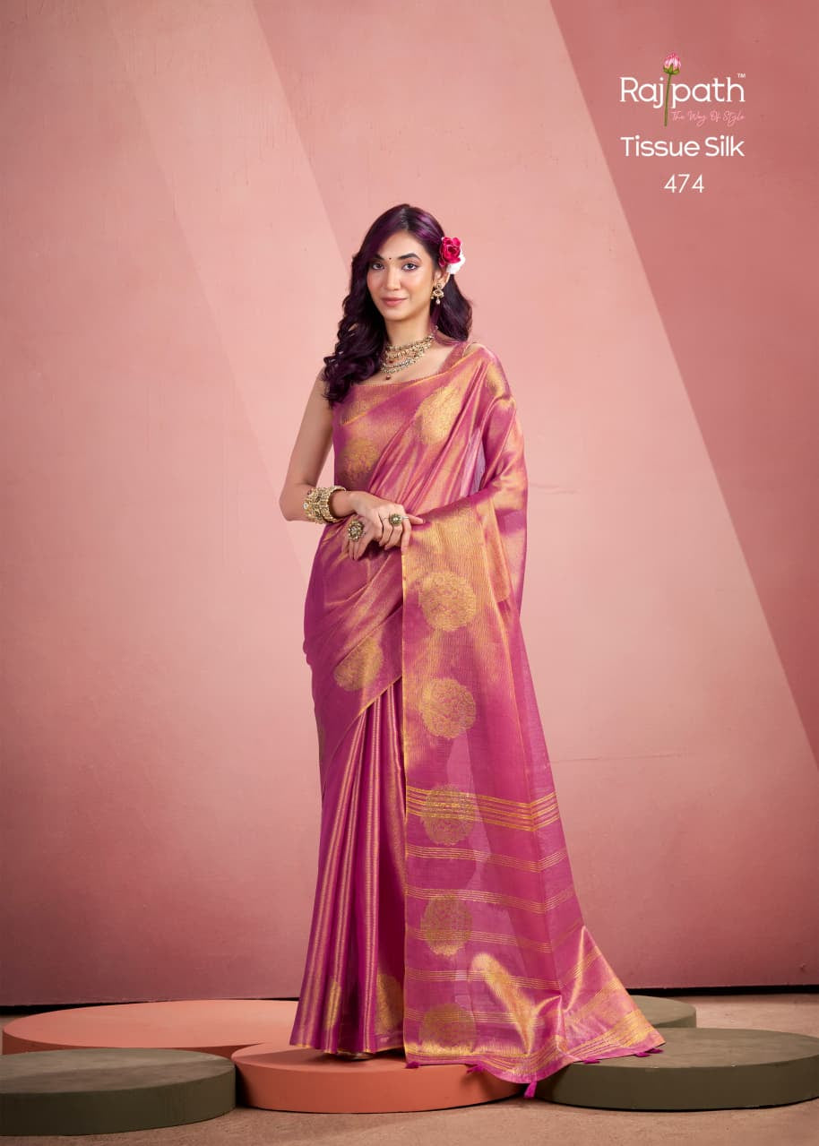 Wonderful Tissue Silk Saree Collection