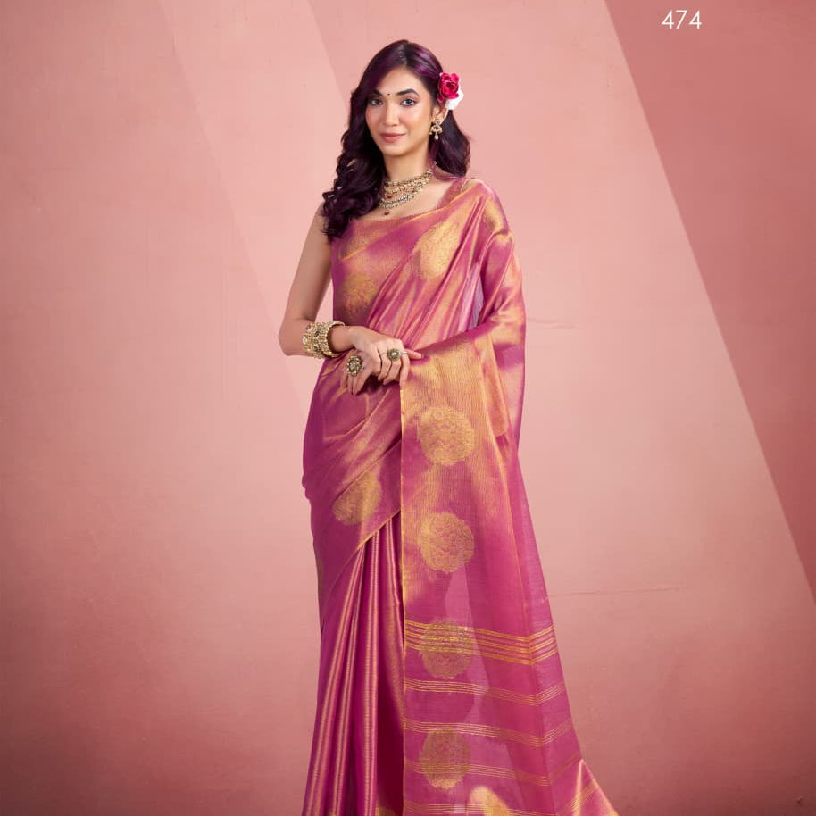 Wonderful Tissue Silk Saree Collection