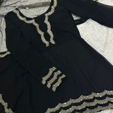 Black Top and Sharara Collection