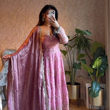 Partywear Fandy Silk Suit