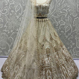 Luxurious Bridal Net Wedding Lehenga