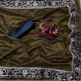 Sparkle Embellished Soft Twill Net Saree