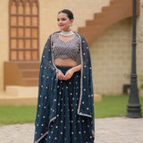 Gulnaz Heavy Faux Georgette Lehenga