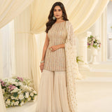 Gorgeous Georgette Embroidered Suit