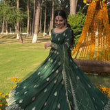 Heavy Embroidered Anarkali Gown