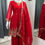 Karva Chauth Embroidered Suit