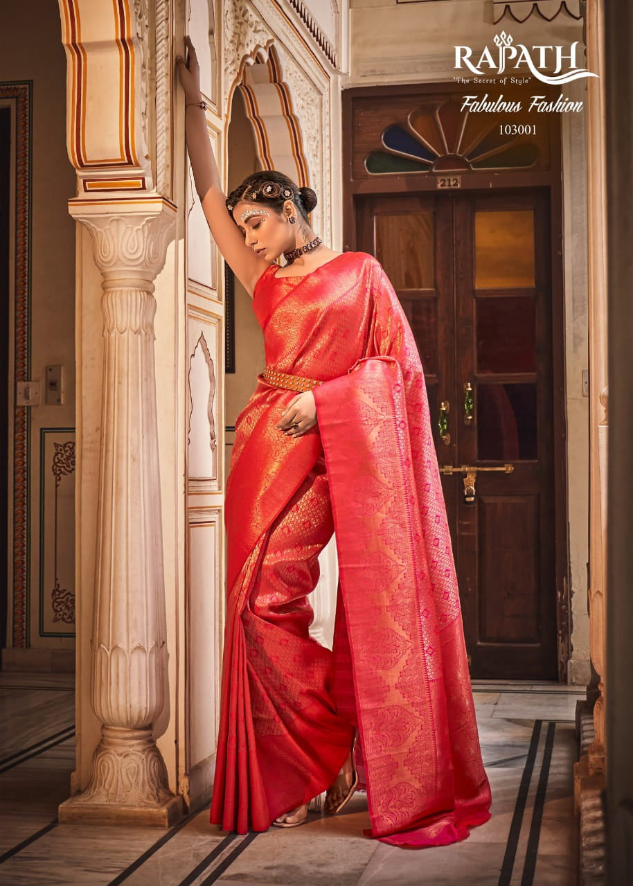 Handloom Weaving Zari Silk Saree