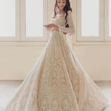 HEAVY SEQUINS WORK SOFT NET  LEHENGAS