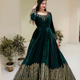 Pretty Designer Velvet Anarkali Gown