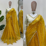 Looking Special Yellow Saree Collection