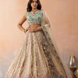 Premium Wedding Silk Embroidered Lehenga