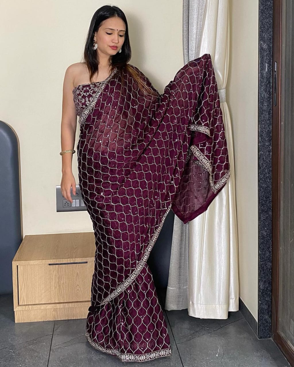 Heavy Kasturi Silk Saree