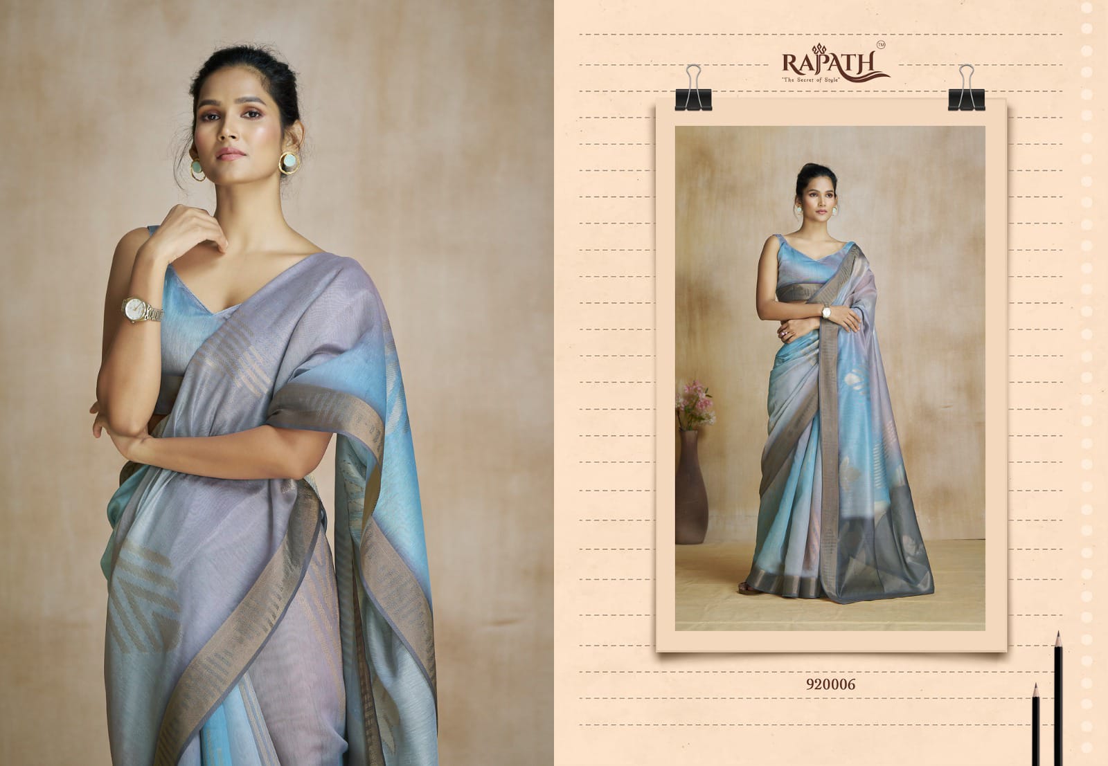 Beautyfull Watermelon Silk Saree Collection