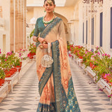 Partywear shiffon silk saree