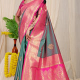 Kankavati Pure Handloom Silk Saree