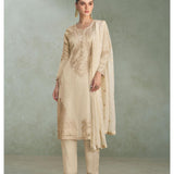 Samira Designer Silk Straight Suit