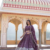 Pure Viscos Jacquard Lehenga