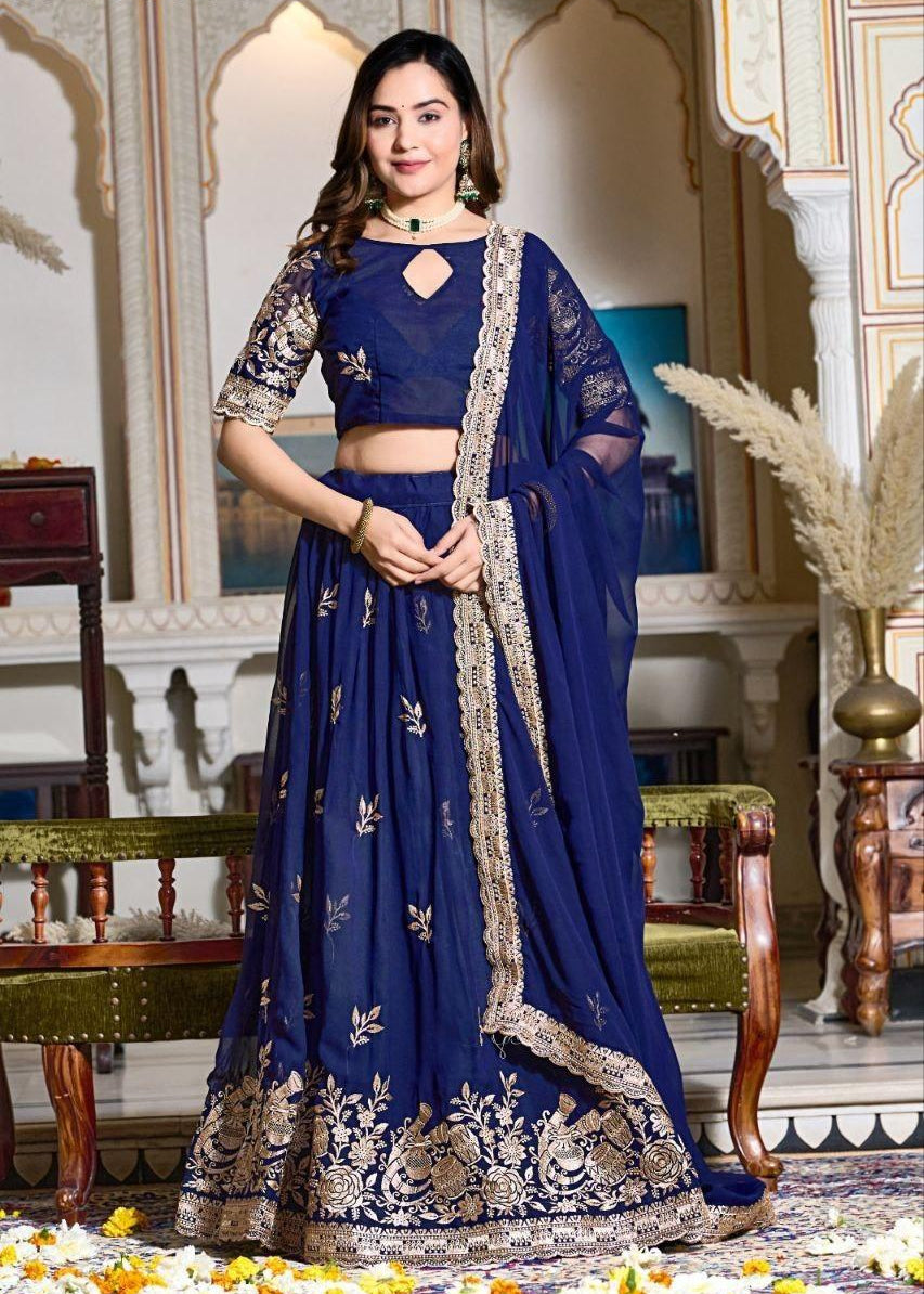 Heavy Georgette Lehenga Choli