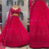 Faux Georgette Lehenga